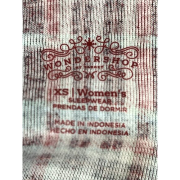 Christmas Red Plaid Top XS Festive Santa Holiday Classic Chic Preppy Retro 80s - Picture 2 of 9